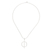 Anhänger-Halskette aus Sterlingsilber, 'Leuchtendes Symbol - Zirkuläre Sterlingsilber-Anhänger-Halskette aus Thailand