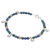 Azure-malachite beaded charm bracelet, 'Feeling Loved' - Azure-Malachite Beaded Charm Bracelet from Thailand (image 2d) thumbail