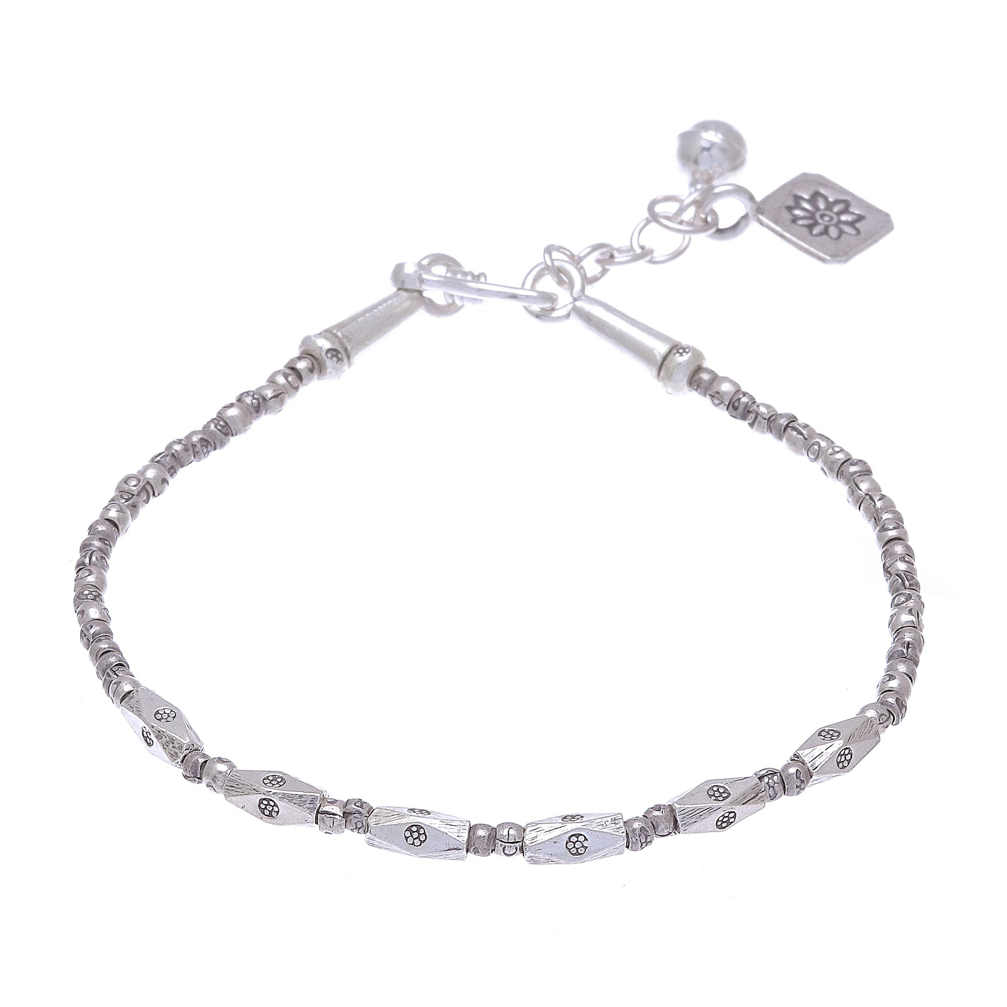 Hill Tribe Silver Beaded Bracelet Crafted in Thailand - Voice of the ...