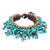 Calcite beaded charm bracelet, 'Bohemian Luster' - Calcite Beaded Charm Bracelet Crafted in Thailand