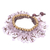 Rose quartz beaded charm bracelet, 'Bohemian Luster' - Rose Quartz Beaded Charm Bracelet Crafted in Thailand