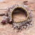 Quartz beaded charm bracelet, 'Bohemian Luster' - Quartz Beaded Charm Bracelet Crafted in Thailand