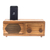 Teak wood phone speaker, 'Vintage Radio' - Teak Wood Phone Speaker Shaped Like a Vintage Radio