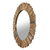 Teak wood wall mirror, 'Teak Rays' - Hanmade Teak Wood Wall Mirror from Thailand (image 2b) thumbail