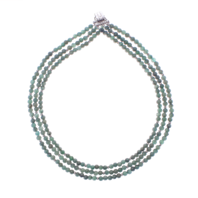 Jade-Perlenkette - Jade-Perlenstrang-Halskette aus Thailand