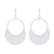 Sterling silver dangle earrings, 'Moon Gala' - Sterling Silver Crescent Dangle Earrings from Thailand
