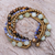 Multi-gemstone beaded torsade bracelet, 'Thai Tranquility' - Multi-Gemstone Beaded Torsade Bracelet from Thailand (image 2b) thumbail