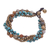 Achat- und Kalzit-Perlen-Torsade-Armband, 'Wonderful Mood' - Achat und Calcit Perlen Torsade Armband aus Thailand