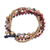 Agate and serpentine beaded torsade bracelet, 'Wonderful Mood' - Agate and Jasper Beaded Torsade Bracelet from Thailand (image 2c) thumbail