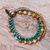 Agate and serpentine beaded torsade bracelet, 'Wonderful Mood' - Agate and Serpentine Beaded Torsade Bracelet from Thailand (image 2) thumbail