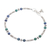 Azure-malachite beaded bracelet, 'Antique Hill Tribe' - Hill Tribe Azure-Malachite Beaded Bracelet from Thailand (image 2e) thumbail