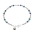Azure-malachite beaded bracelet, 'Antique Hill Tribe' - Hill Tribe Azure-Malachite Beaded Bracelet from Thailand (image 2f) thumbail