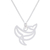 Sterling silver pendant necklace, 'Cool Whale' - Sterling Silver Whale Pendant Necklace from Thailand