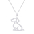 Sterling silver pendant necklace, 'Cool Dachshund' - Sterling Silver Dachshund Pendant Necklace from Thailand thumbail