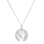 Sterling silver pendant necklace, 'Generations' - Hand Motif Inspirational Sterling Silver Pendant Necklace (image 2e) thumbail