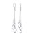 Sterling silver dangle earrings, 'Spiral Twins' - Spiral Motif Sterling Silver Dangle Earrings from Thailand