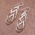 Sterling silver dangle earrings, 'Bright Rain' - High-Polish Drop-Shaped Sterling Silver Dangle Earrings