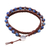 Variscite beaded wrap bracelet, 'Stellar Blue' - Blue Variscite Beaded Wrap Bracelet from Thailand thumbail