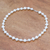 Cultured pearl strand necklace, 'White Palace' - White Cultured Pearl Strand Necklace from Thailand (image 2c) thumbail