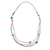 Multi-gemstone long beaded strand necklace, 'Boho Charm' - Multi-Gemstone Beaded Strand Necklace from Thailand thumbail