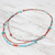 Multi-gemstone long beaded strand necklace, 'Boho Charm' - Multi-Gemstone Beaded Strand Necklace from Thailand (image 2d) thumbail