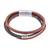 Leather cord bracelet, 'Free Spirited in Brown' - Leather Cord Bracelet in Brown from Thailand (image 2c) thumbail