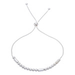 Sterling silver beaded bracelet, 'Message of Belief' - Beaded Sterling Silver Bracelet Crafted in Thailand