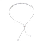 Sterling silver beaded bracelet, 'Message of Belief' - Beaded Sterling Silver Bracelet Crafted in Thailand