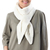 Cotton scarf, 'Ascot Charm in Eggshell' - Knit Cotton Wrap Scarf in Eggshell from Thailand (image 2a) thumbail