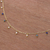 Gold plated quartz charm necklace, 'Fabulous Night' - Gold Plated Quartz Charm Necklace from Thailand