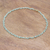 Gold-plated apatite link necklace, 'Arctic Dream' - Gold-Plated Apatite Charm Necklace from Thailand (image 2c) thumbail