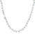 Gold-plated apatite link necklace, 'Arctic Dream' - Gold-Plated Apatite Charm Necklace from Thailand (image 2e) thumbail