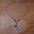 Lapis lazuli and sodalite beaded pendant necklace, 'Bohemian Delicacy' - Bohemian Lapis Lazuli and Sodalite Beaded Pendant Necklace (image 2b) thumbail