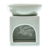 Celadon ceramic oil warmer, 'Elephant Jungle' - Elephant-Themed Celadon Ceramic Oil Warmer from Thailand