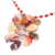 Multi-gemstone beaded pendant necklace, 'Fascinating Cluster' - Multi-Gemstone Beaded Cluster Pendant Necklace from Thailand (image 2a) thumbail
