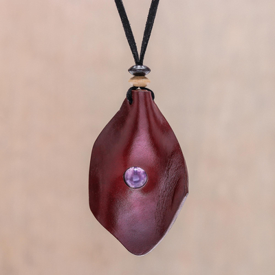 Amethyst Pendant Necklace for Men / Women, Semi Raw Crystal Jewelry,  Aquarius Gifts, Amethyst February Birthstone Jewelry - Etsy