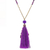 Quartz beaded pendant necklace, 'Boho Mood' - Bohemian Purple Quartz Beaded Pendant Necklace (image 2e) thumbail