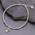 Silver beaded charm bracelet, 'Spiral Hill Tribe' - Karen Hill Tribe Silver Beaded Bracelet from Thailand thumbail