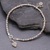 Silver beaded charm bracelet, 'Spiral Hill Tribe' - Karen Hill Tribe Silver Beaded Bracelet from Thailand (image 2b) thumbail