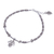 Silver beaded charm bracelet, 'Spiral Hill Tribe' - Karen Hill Tribe Silver Beaded Bracelet from Thailand (image 2d) thumbail