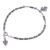 Silver beaded charm bracelet, 'Spiral Hill Tribe' - Karen Hill Tribe Silver Beaded Bracelet from Thailand (image 2e) thumbail