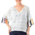 Cotton batik blouse, 'Elegant Veins' - Vein Motif White Cotton Batik Blouse from Thailand thumbail