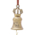 Brass bell, 'Ceremonial Sound' - Elephant Motif Brass Bell Crafted in Thailand (image 2c) thumbail