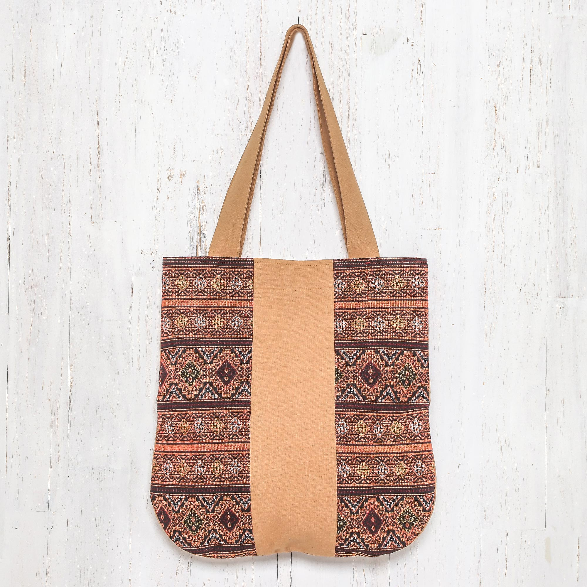 geometric shoulder bag