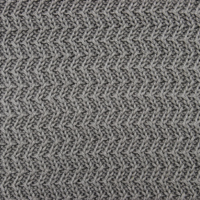 Cotton cardigan, 'Cross Stitch in Dark Taupe' - Knit Cotton Cardigan in Dark Taupe from Thailand