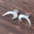 Sterling silver button earrings, 'Coastal Gleam' - Curved Sterling Silver Button Earrings from Thailand