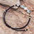 Amazonite beaded bracelet, 'Disco Faith' - Adjustable Amazonite Beaded Bracelet from Thailand (image 2b) thumbail