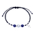 Lapis lazuli beaded bracelet, 'Joyful Faith' - Lapis Lazuli Beaded Bracelet from Thafiland thumbail