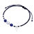 Lapis lazuli beaded bracelet, 'Joyful Faith' - Lapis Lazuli Beaded Bracelet from Thafiland (image 2c) thumbail