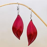 Fanciful Leaves in Red